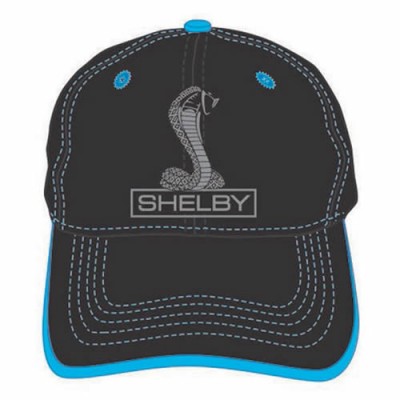 Black & Blue SHELBY Cap